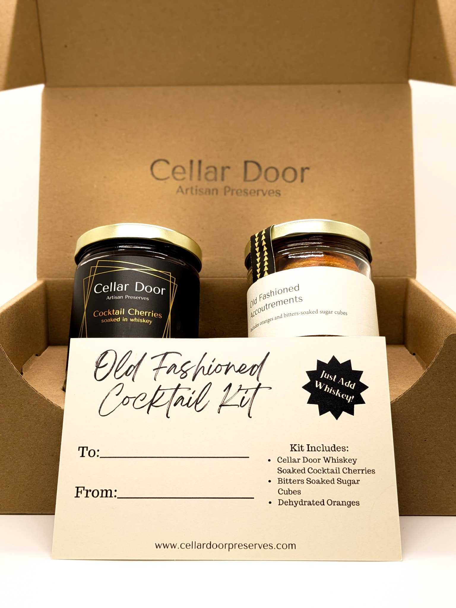 Cellar Door Preserves - Wholesale DIY Drink Kit - Old Fashioned Cocktail Kit