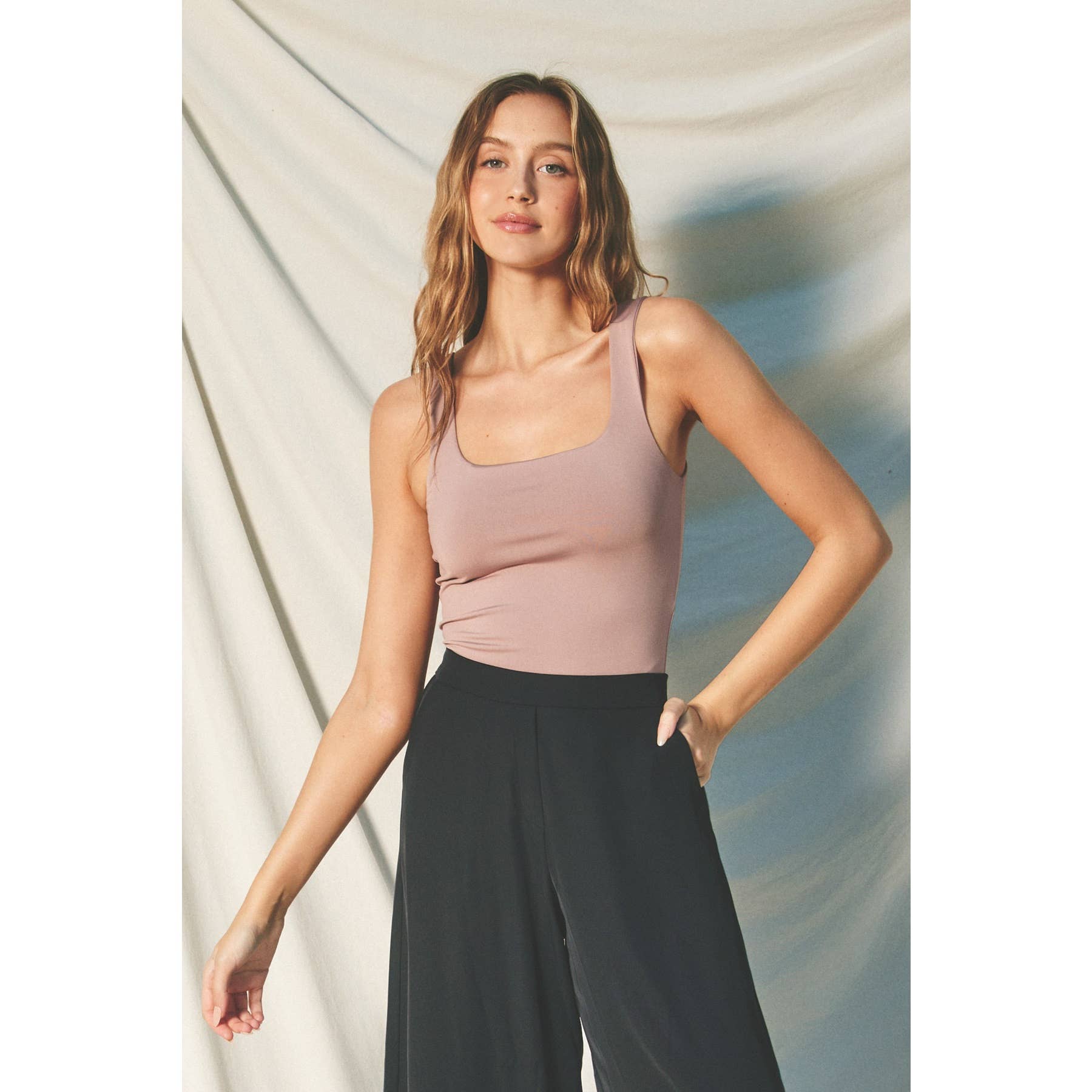 Dress Forum - Wholesale Bodysuit - Women's - FT5784 Square Neck Bodysuit18