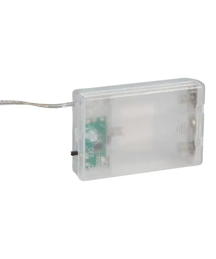 Kurt S. Adler, Inc. - Vente Fanion/guirlande - Guirlande de cordes pré-éclairée à piles en forme de pomme de pin et de fruits rouges3