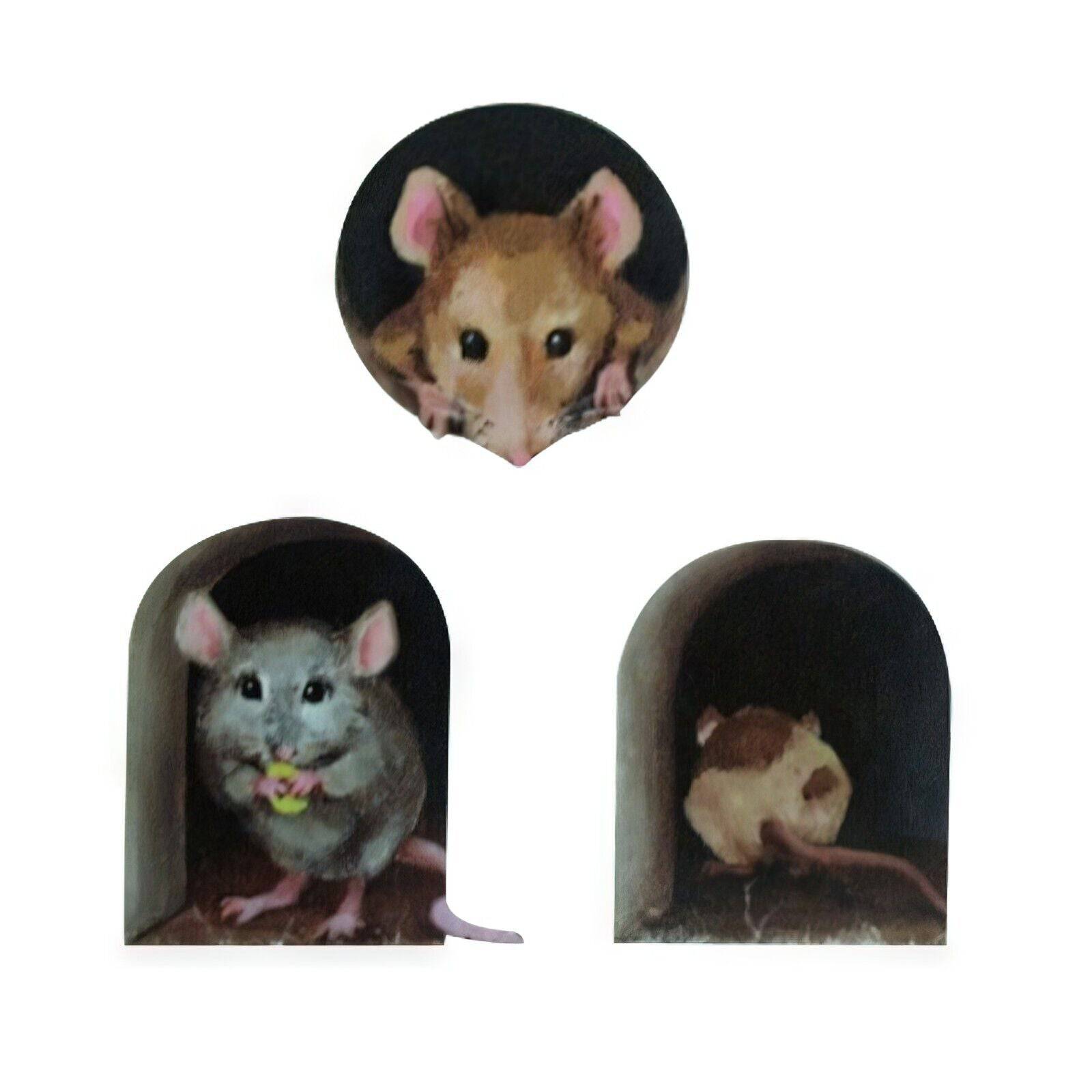 Wonderwallsboutique – wholesale Wall decal/stickers – 3D Cartoon Mouse Hole Wall Decals Removable Decor10