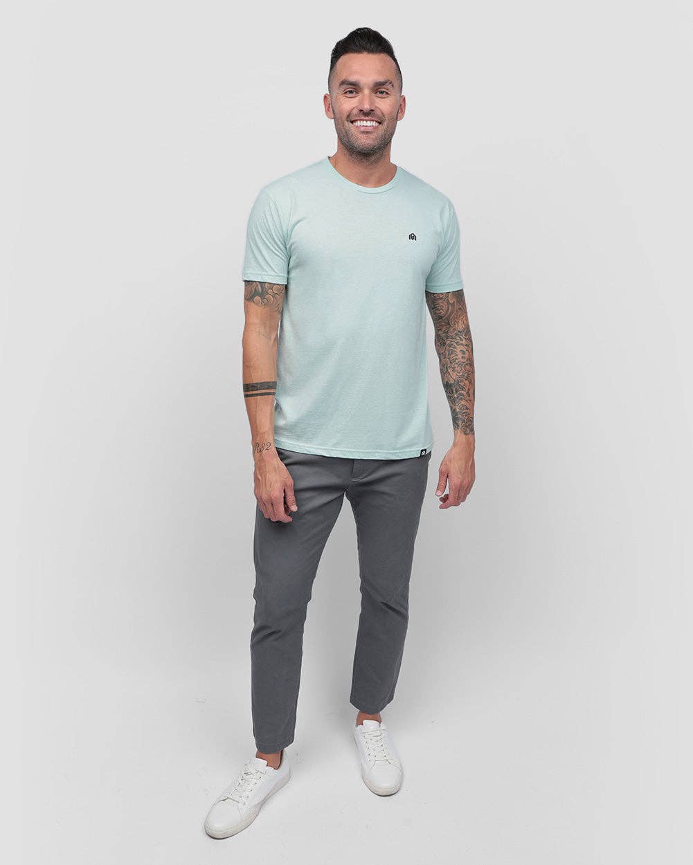 INTO THE AM - Wholesale T-Shirt - Men's - Men's Premium Fitted Plain Blank T-Shirt52