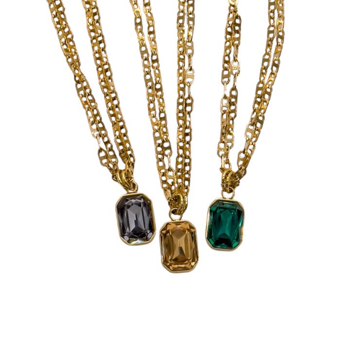 Collier en pierres précieuses Gemma pour la vente par Idlewild Everyday