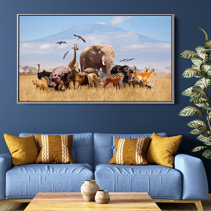 Safari de animais selvagens por atacado de Meeko Print