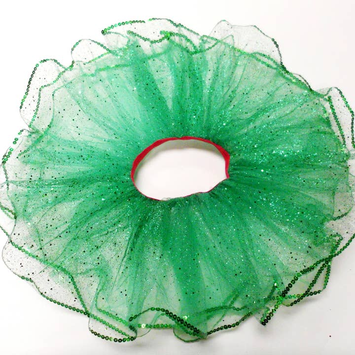 Wenchoice - Wholesale Tutu – Child - Green Glitter Reversible Tutu1
