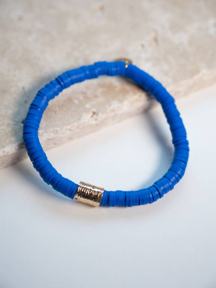 Color Pop Bracelet, Blue for wholesale by Haven