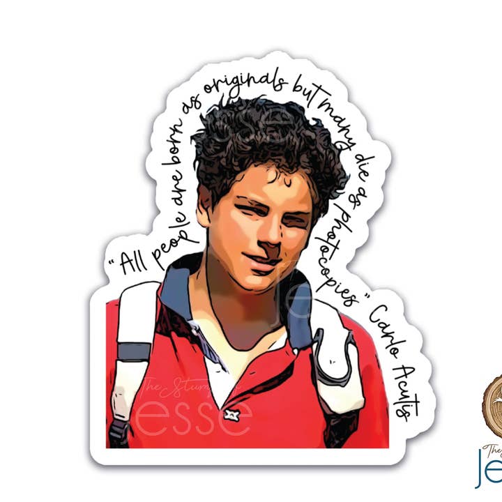 The Stump of Jesse - Vente Autocollant - Autocollant Carlo Acutis et cadeau catholique0
