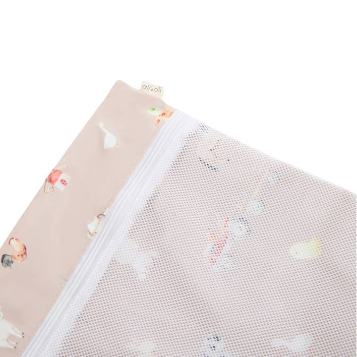 Ali+Oli - Vente Sac étanche - Enfant et bébé - Sac humide/sec à double compartiment avec poche en mesh (Ferme)4