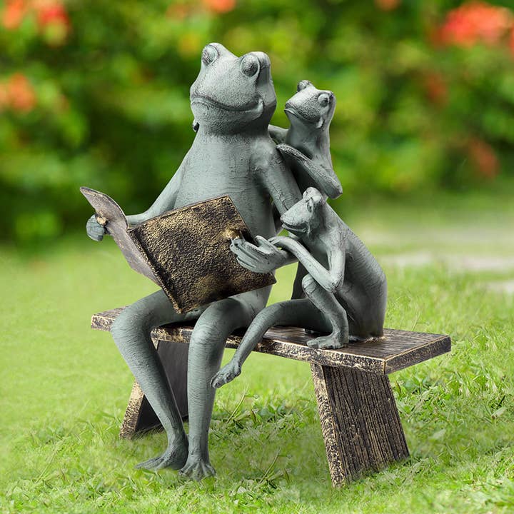 Reading Frog Family Garden Scu for wholesale by SPI Home