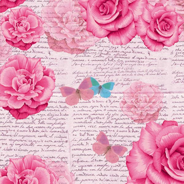 Rosa Romantica - 70 x 100 cm for engroshandel hos Grafiche Tassotti