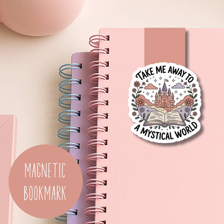 Take Me Away to a Mystical World Magnetic Bookmark for wholesale by Auburn Row Design