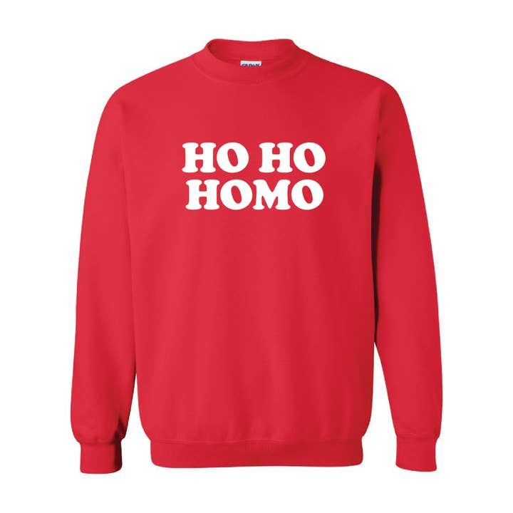 Ho Ho Homo Sweatshirt voor wholesale door The Little Gay Shop