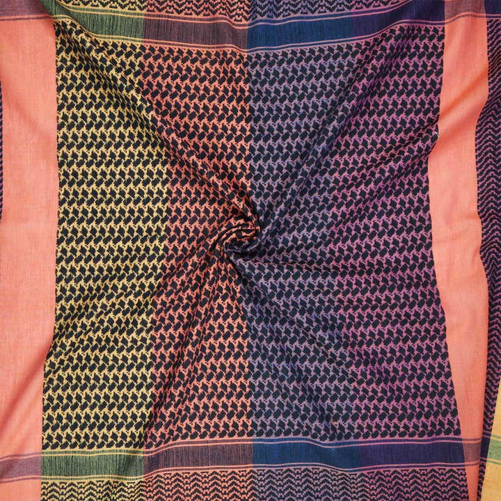 Tribal Trade GmbH - Wholesale Scarf - Unisex - Colorful multi-colored keffiyeh 11 PLO scarf2