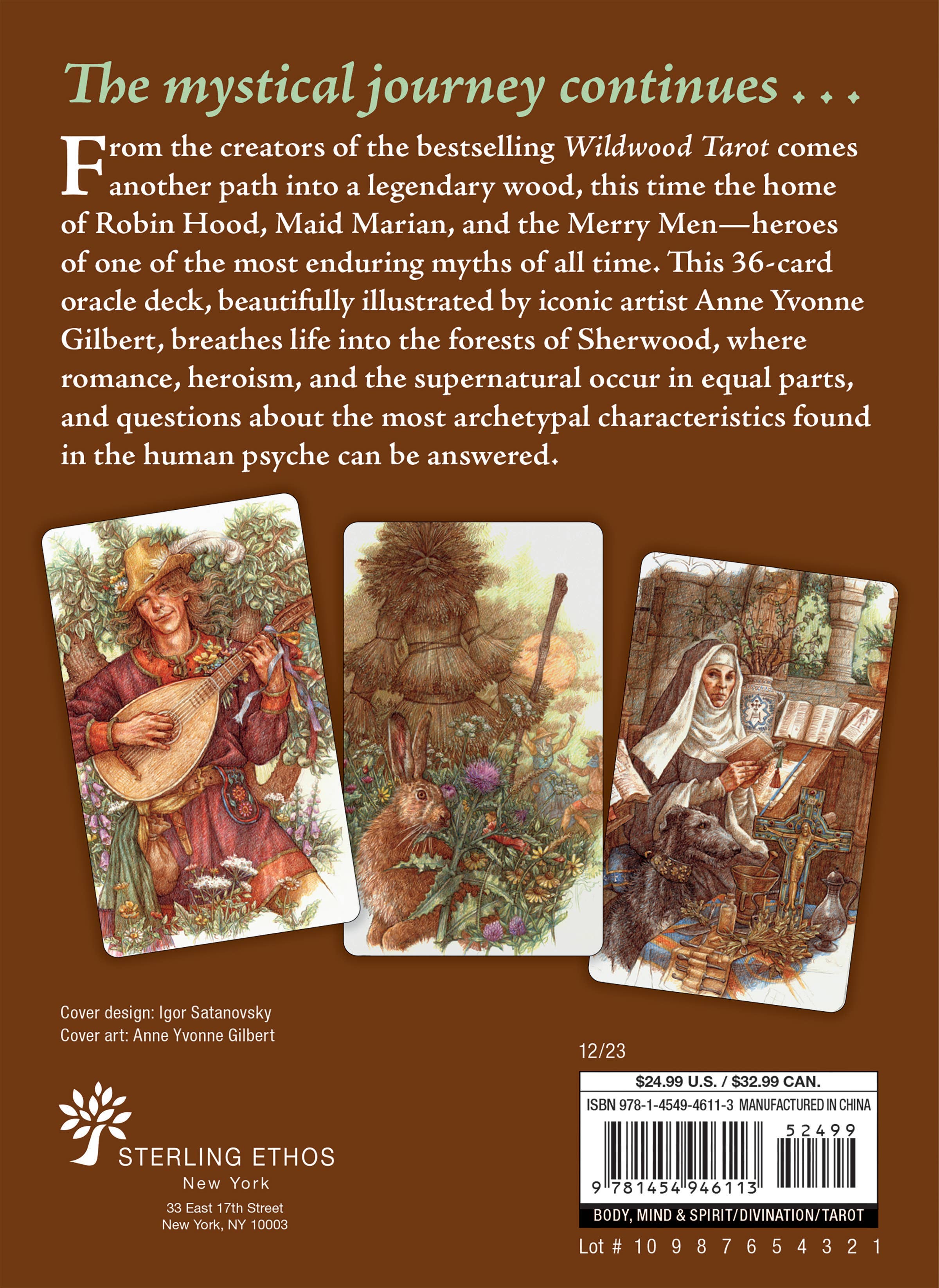 Hachette Book Group - Wholesale Tarot Cards - The Sherwood Oracle: Hidden Lore of the Wild Forest1