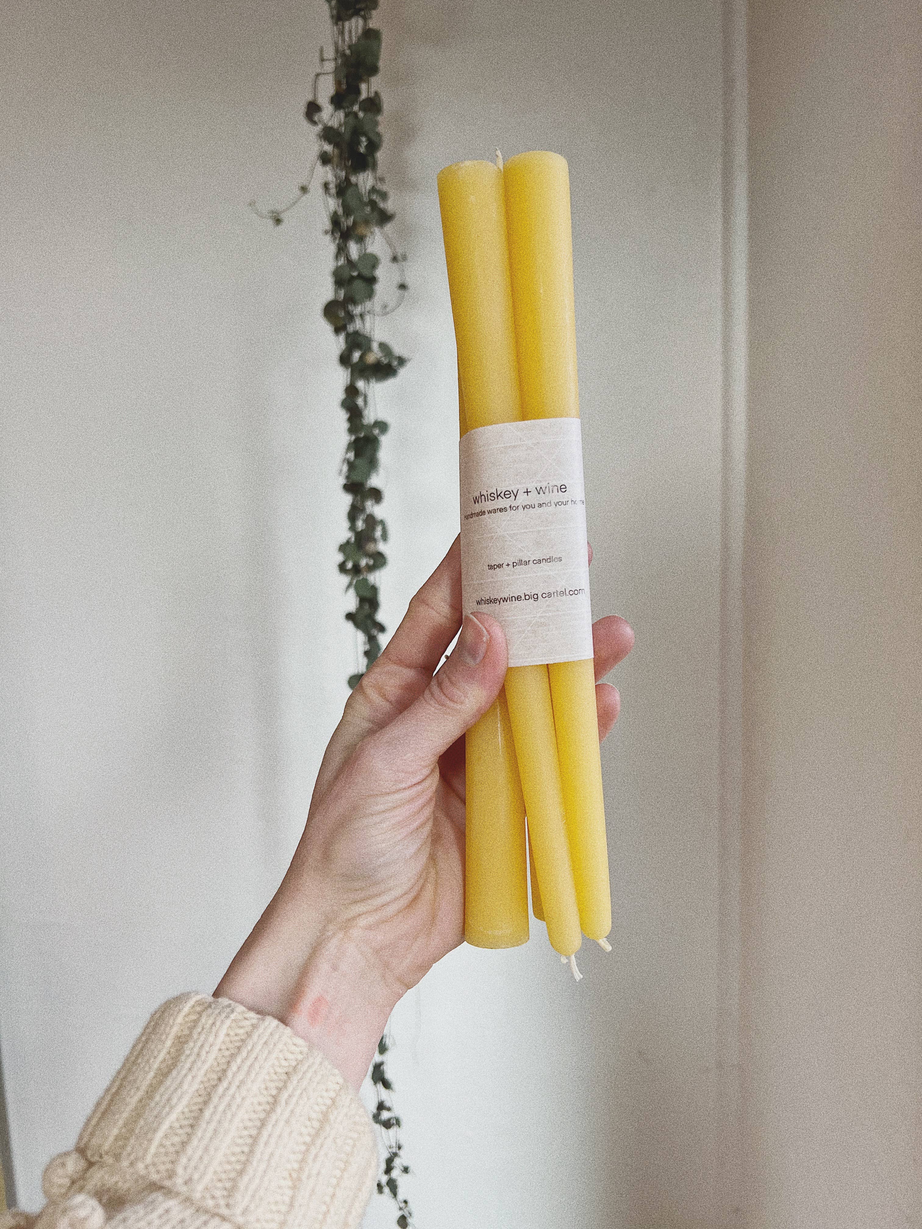 Whiskey + Wine - Wholesale Tapered Candle/Candlestick - dinner table taper candles1