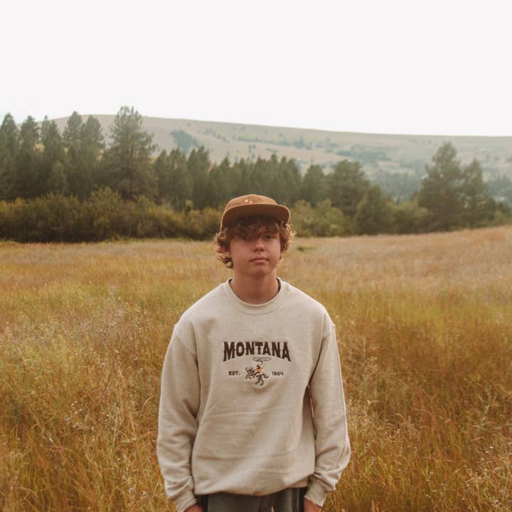 SewGenesis - Wholesale Sweatshirt - Women's - Montana Cowboy Embroidered Crewneck5