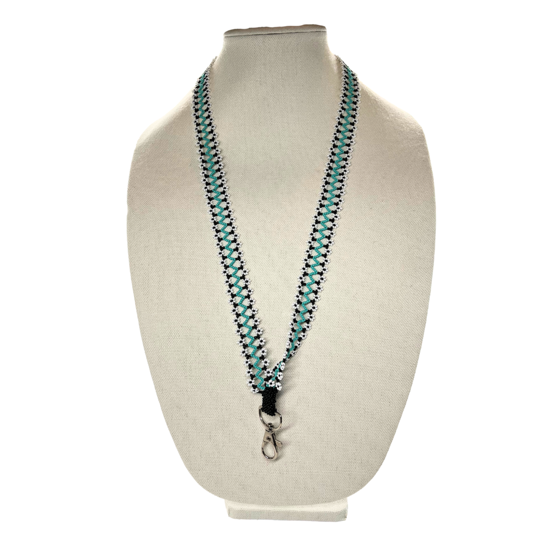 UNTIL THERES A CURE FOUNDATION - Wholesale Lanyard - Unisex - Southern AIDS Coalition x UNTIL Beaded Lanyard1