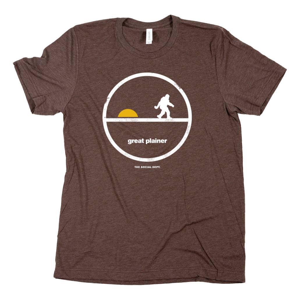 The Social Dept. - Wholesale Screen Printed T-Shirt - Unisex - Great Plainer Yeti0