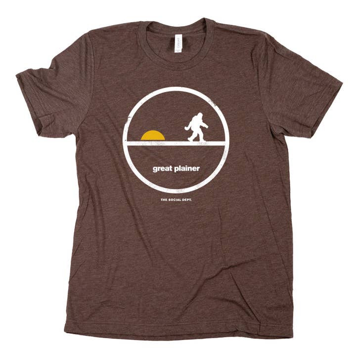 The Social Dept. - Wholesale Screen Printed T-Shirt - Unisex - Great Plainer Yeti0