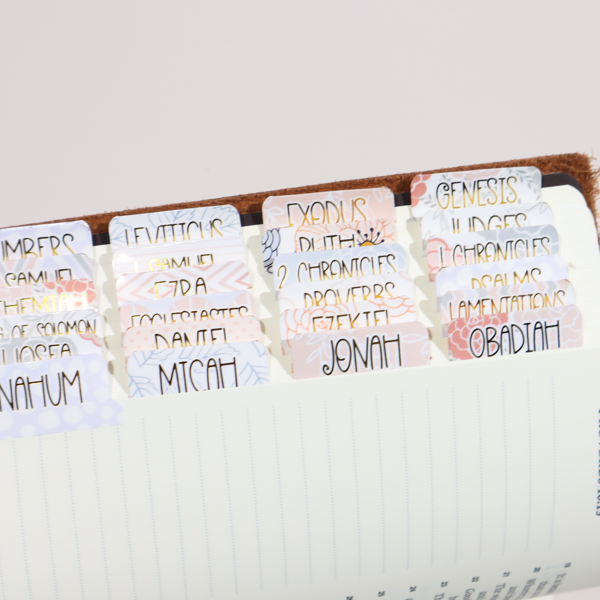 Idyllic Grace – Engroshandel Bogmærke – Graceful Gold Foiled Bibel Tabs6