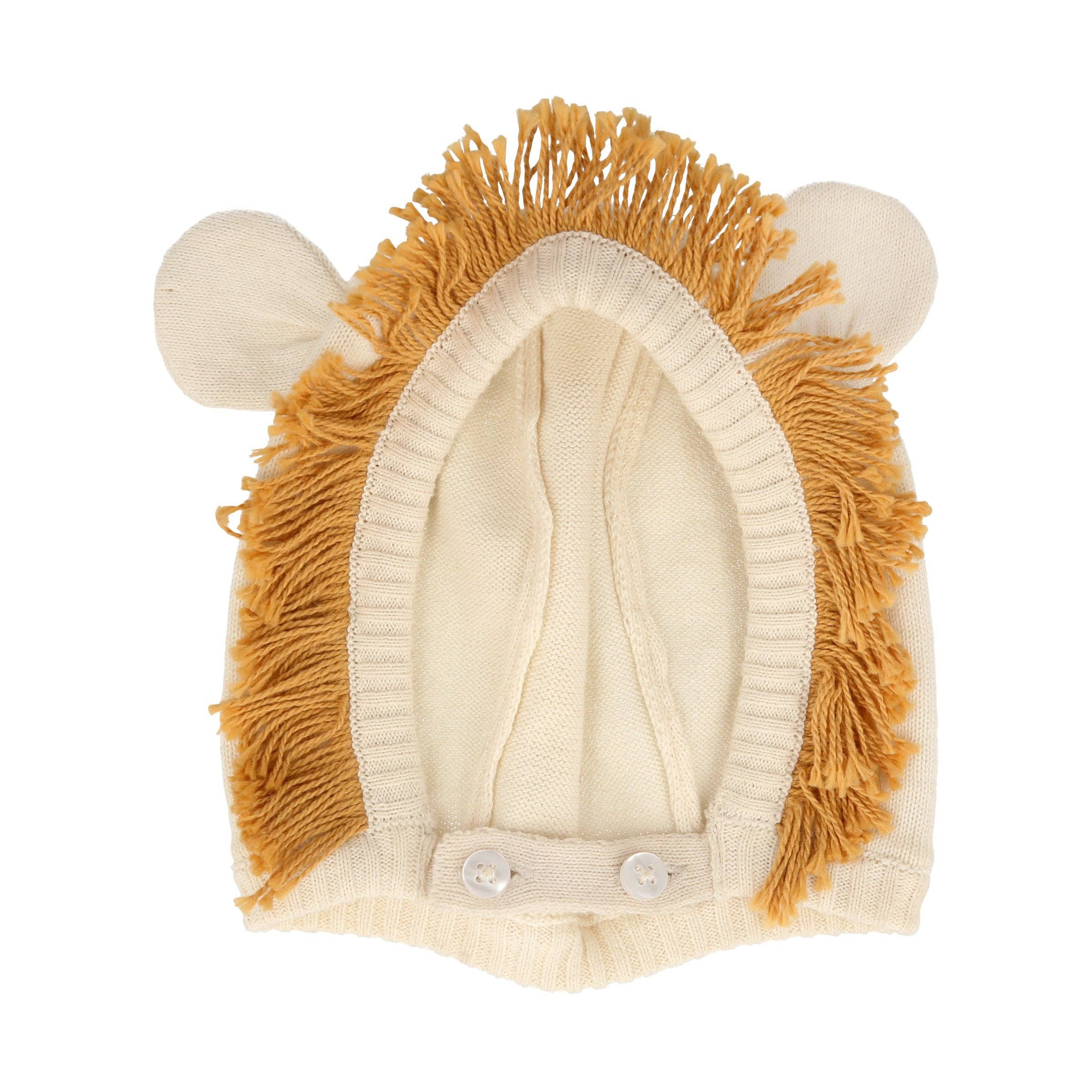 Meri Meri – wholesale Newborn/knit hat – Baby – Lion Baby Bonnet3