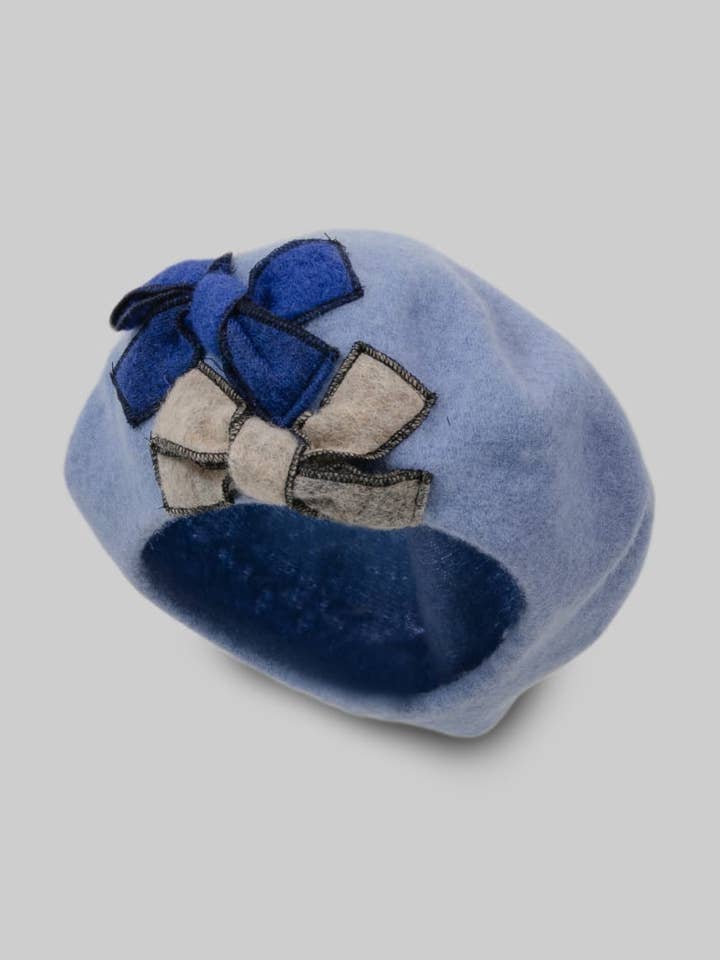 Bon Ton Sombreros (dos lazos) - Celeste para venta al por mayor de à la main