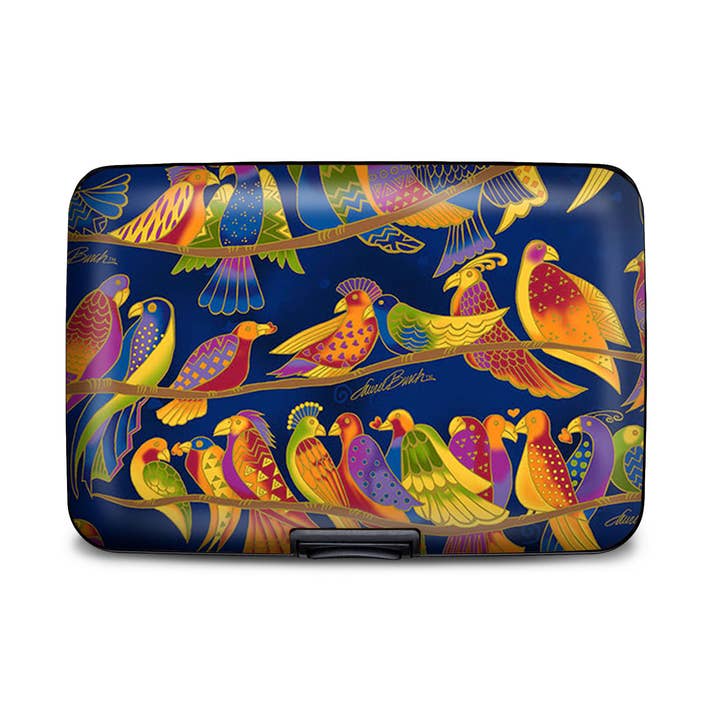 Laurel Burch Songbirds Armored Wallet for wholesale by Monarque
