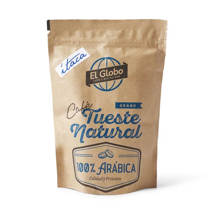 100% ARABICA COFFEE BLEND ÍTACA DECAFFEINATED 250g for wholesale by CAFÉS EL GLOBO SL
