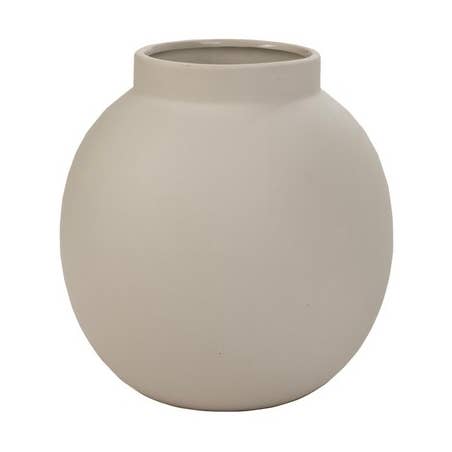 Nora vase beige, medium - 16x16cm pour la vente par Sögne - France