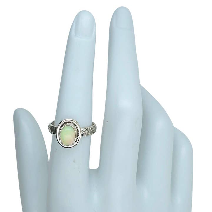 Amberman – wholesale Cocktail/Statement Ring – Opal Sterling Silver Ring2