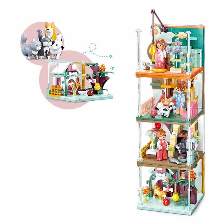 Texas Toy Distribution - Venta al por mayor Juegos de construcción - Niños - Mini Juego de Ladrillos de Construcción para Exhibición de Mascotas y Artesanías2