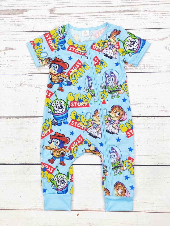 Baby Boy Character Zip Sleeper for wholesale by sassy kids palace