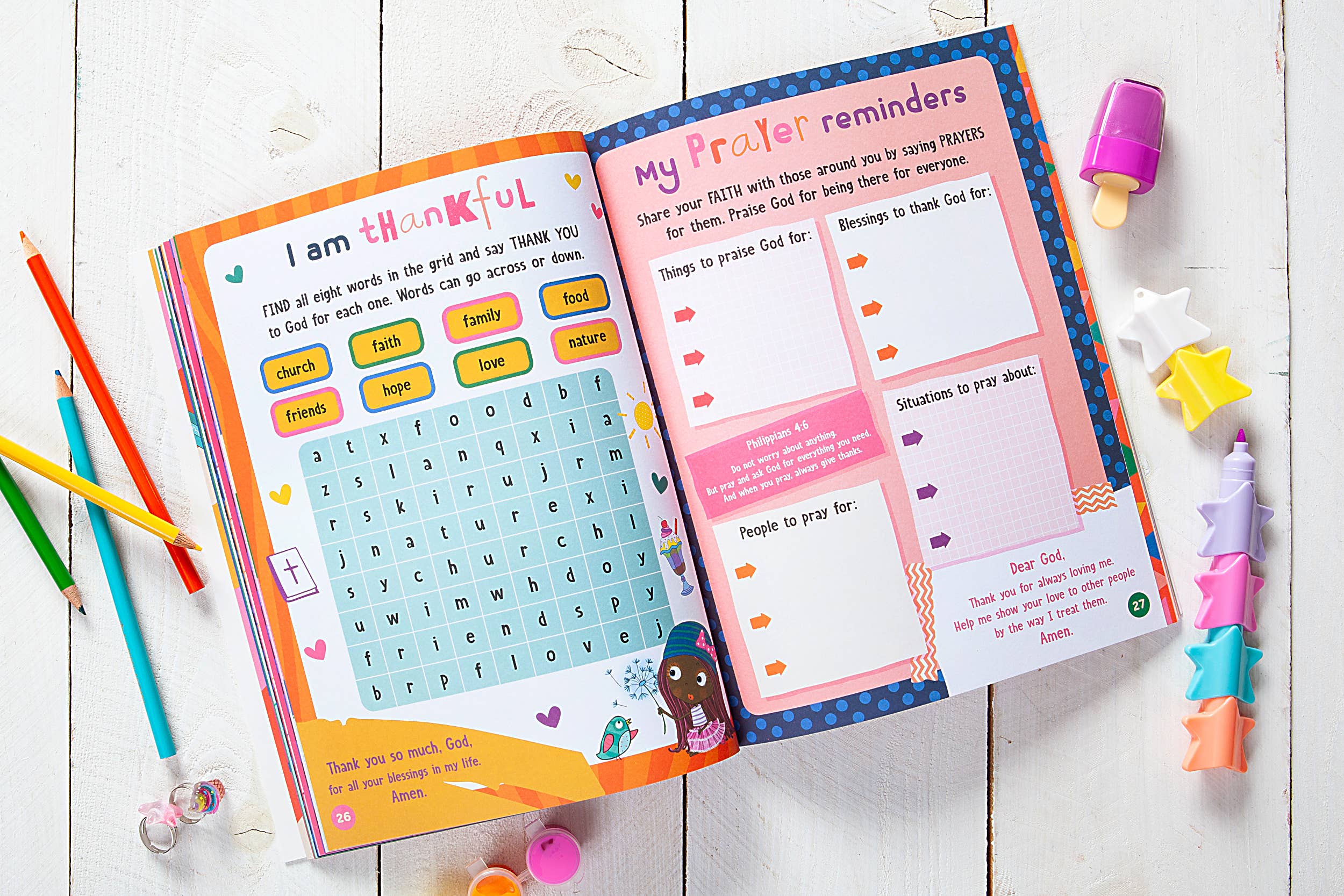 BroadStreet Publishing Group, LLC - Wholesale Coloring & Activity Book - Kids & Baby - God Made Me Crazy Creative (Activity Book, Valentine's Gift)3