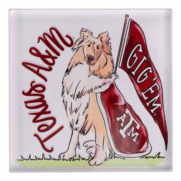 Texas A&M Mascot Napkin Weight for wholesale by Glory Haus