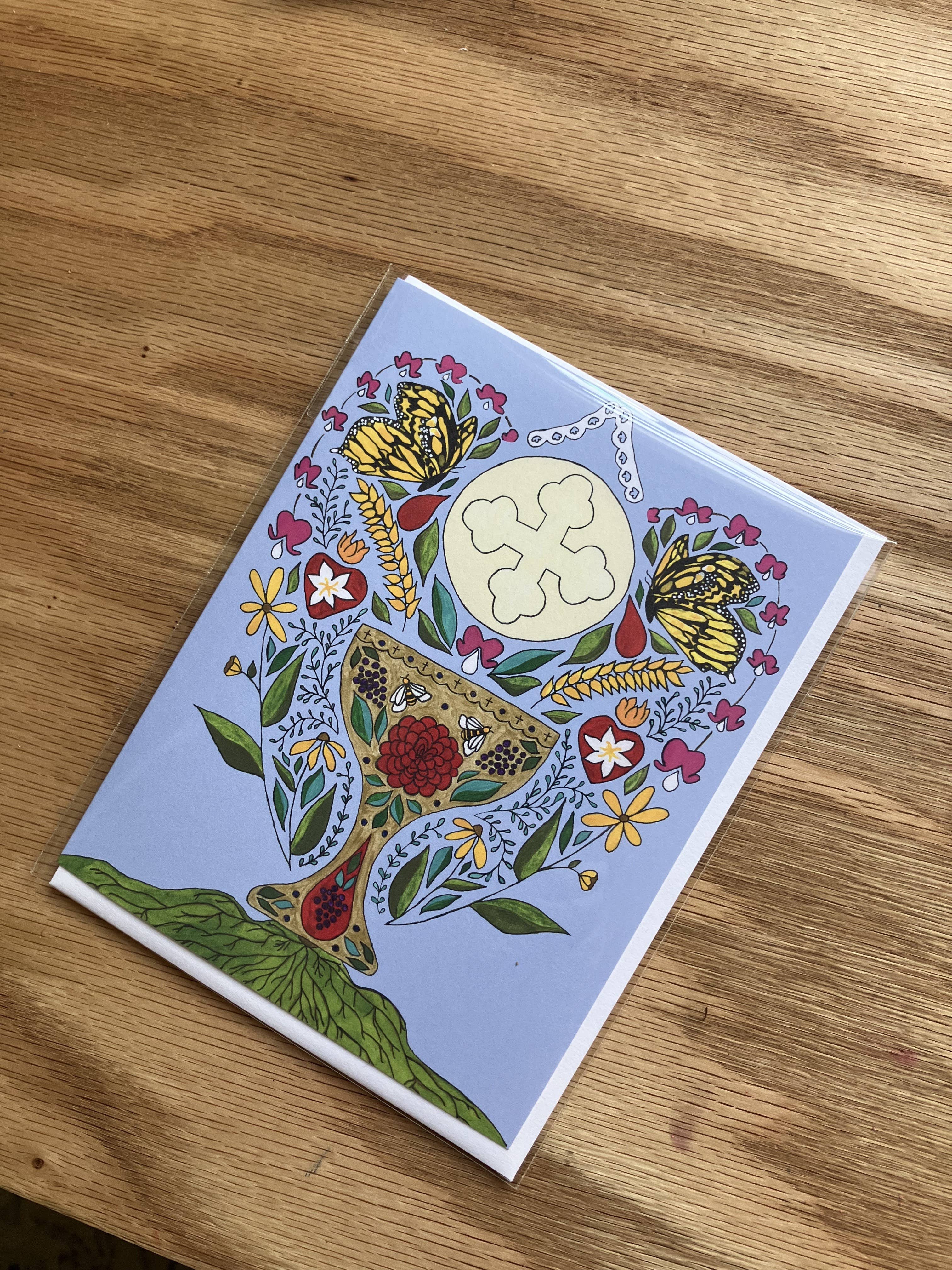 Catholic Handmade – Engroshandel Hverdagshilsen kort – Faith and Flowers Startpakke - GRATIS FRAGT2