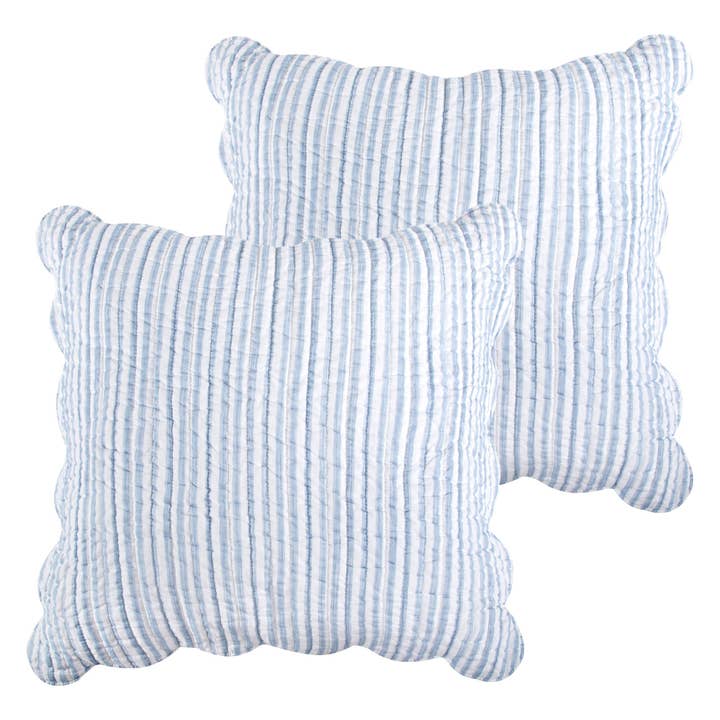 Martha Stripe Euro Sham Set of 2 for wholesale by Levtex Home