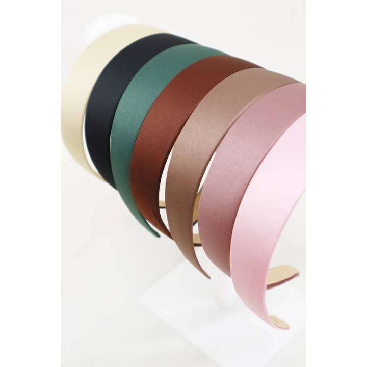 MIX COLOR Satin Headband for wholesale on Faire3
