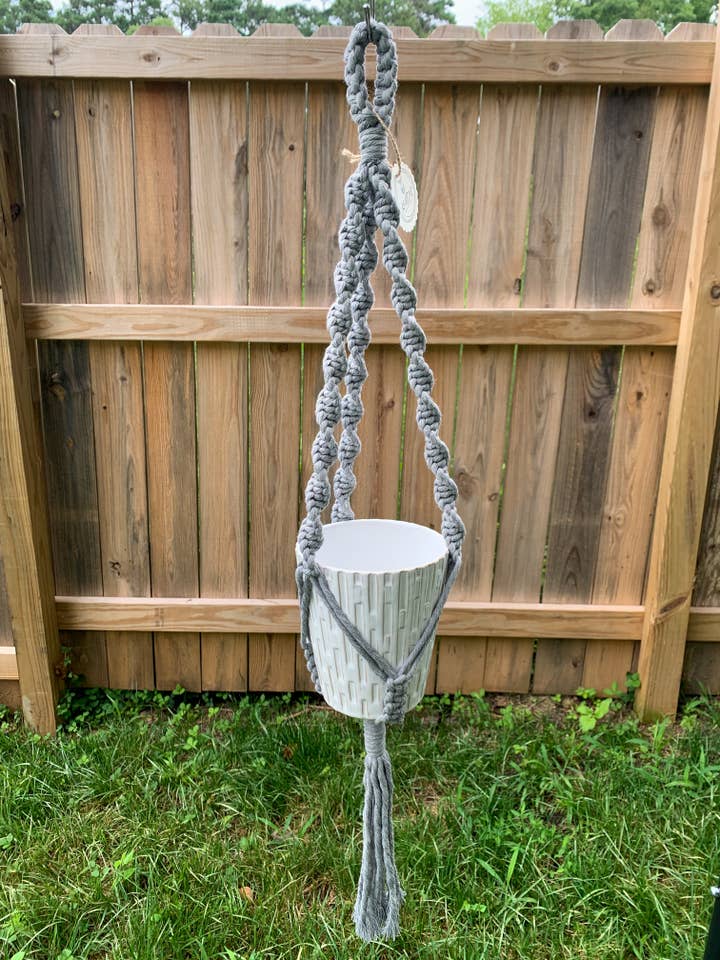 Macrame Plant Hanger // Macrame Planter // The Katie Planter for wholesale by KnotEM Macrame