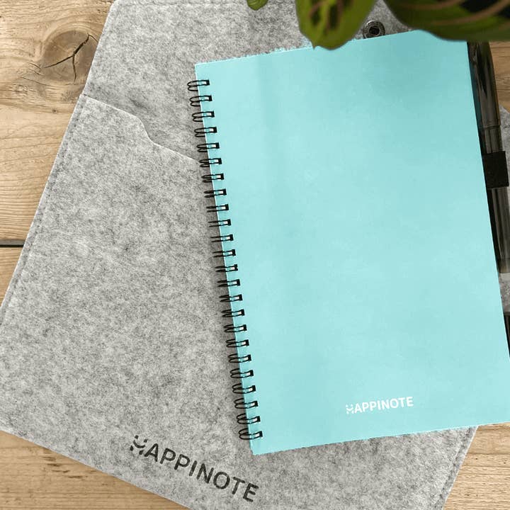 Happinote - Wholesale Notebook - A5 Notebook Sleeve - Light Grey1