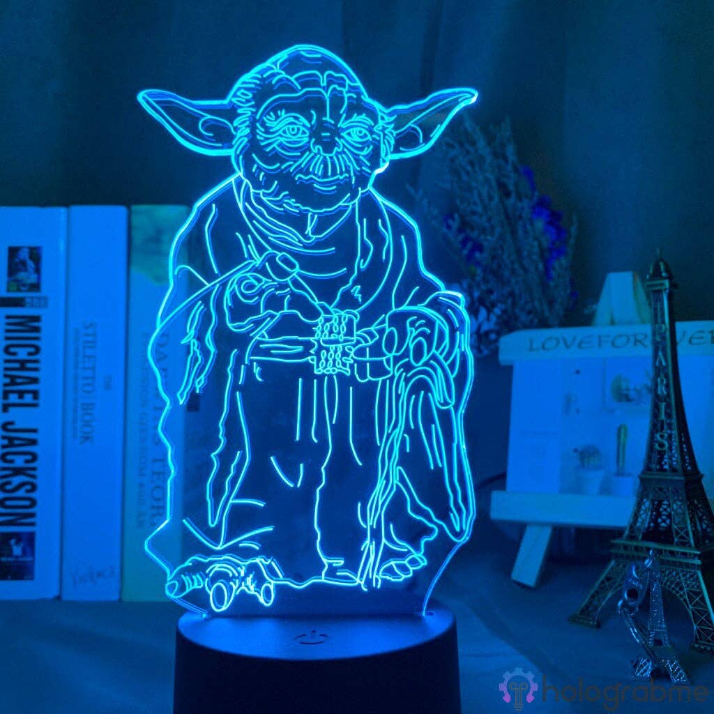 Holograbme – Großhandel Akzent-/Schreibtischleuchte – Star Wars Lampe Meister Yoda6