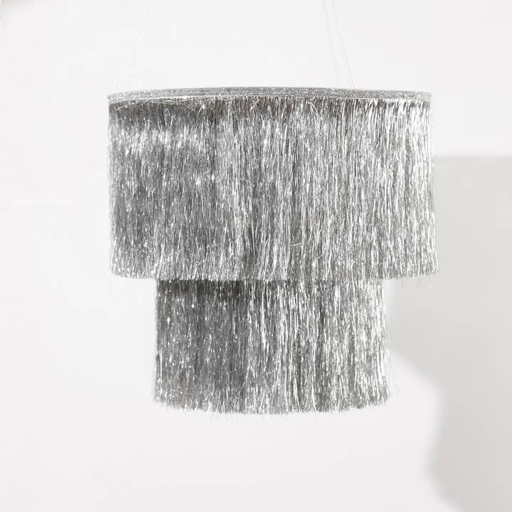 Hootyballoo by Club Green - Wholesale Chandelier/Hanging Light - Silver Fringe Chandelier1