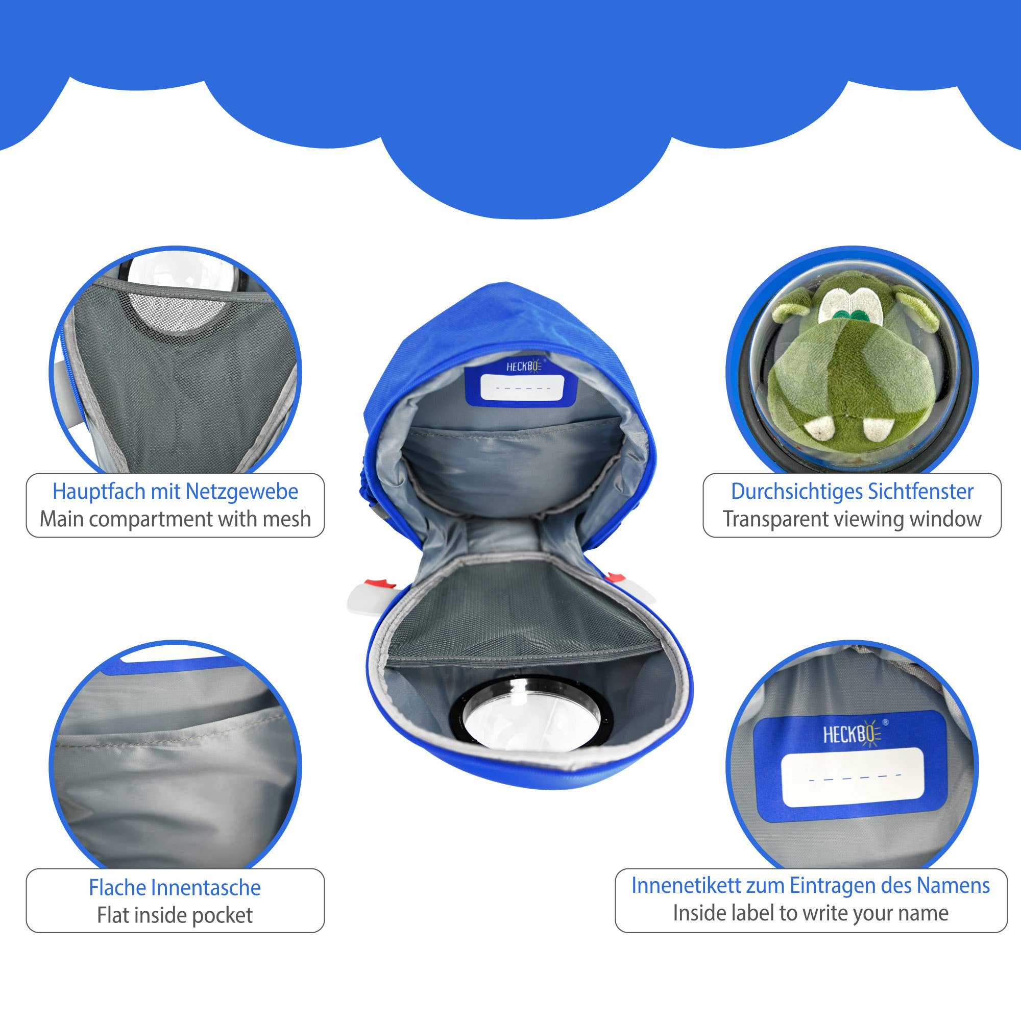 HECKBO - Wholesale Backpack - Kids - Rocket children's backpack with viewing window5