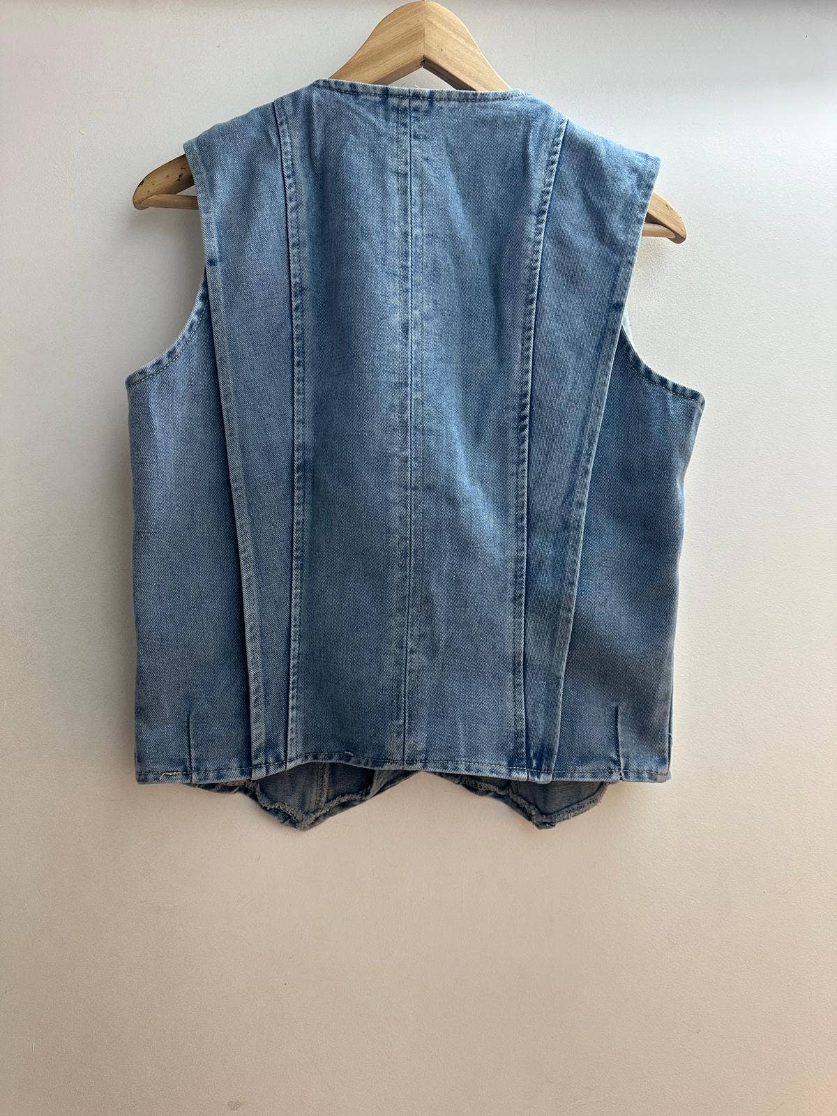 LORIANE - Wholesale Outerwear Vest - Women's - 2311 Denim vest1