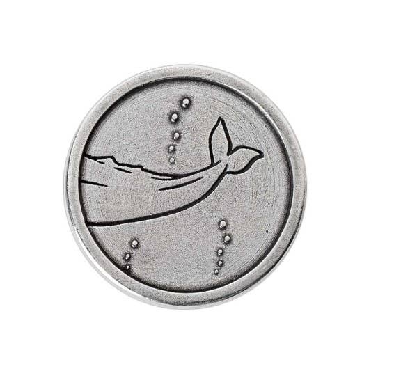 Danforth Pewter - Vente Jeton/pièce de collection - Pièce de Poche Tête / Queue de Baleine1