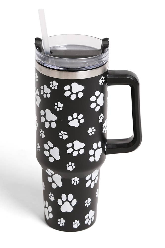 Hana - Vente Gourde/bouteille isotherme - Gobelet à manche Dog Paw 40 oz3