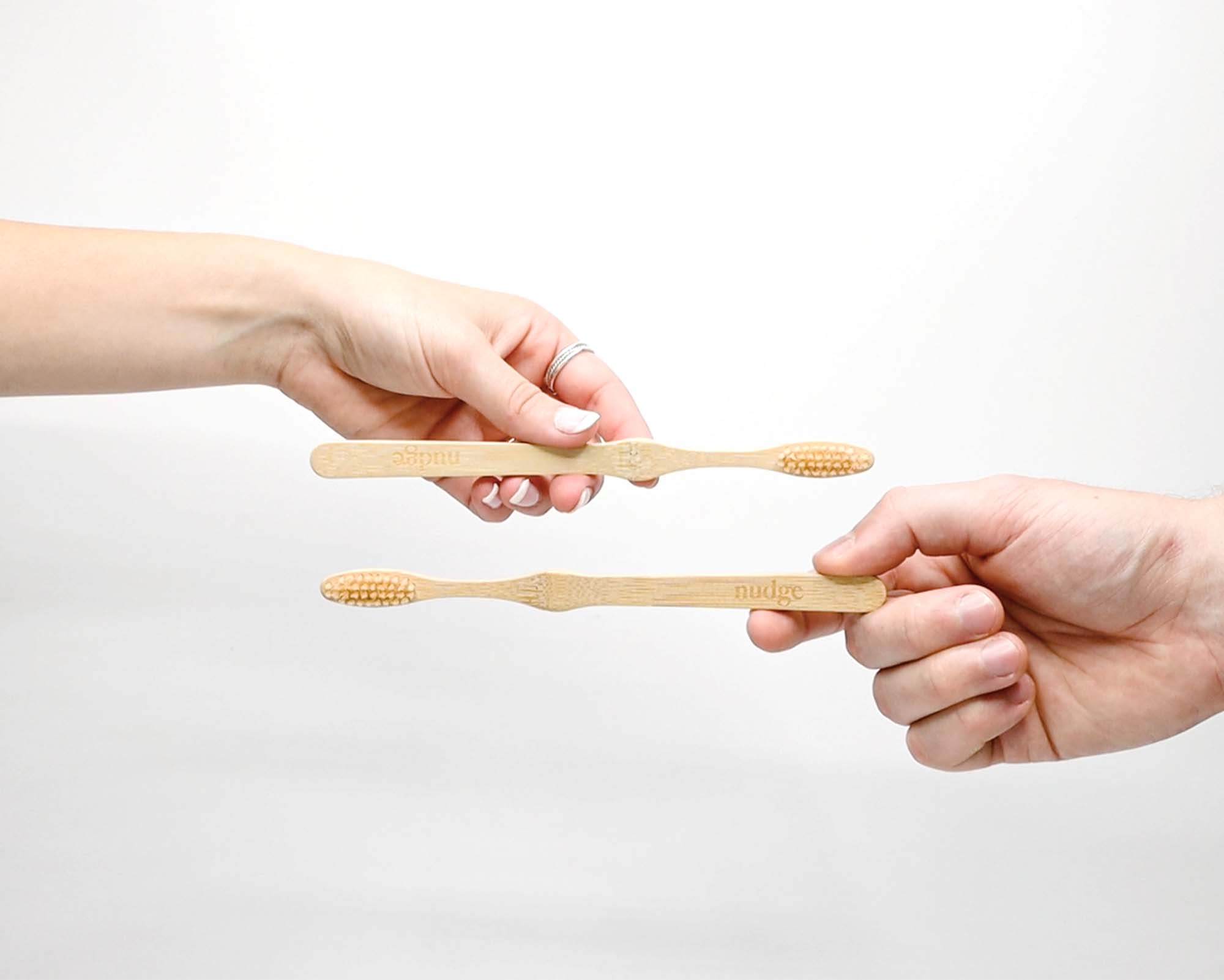 Nudge - Wholesale Toothbrush - Soft Bristles Sustainable Bamboo Toothbrushes