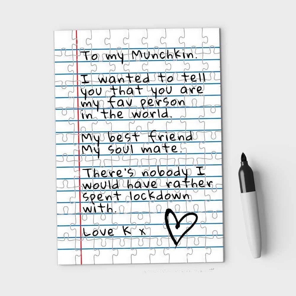 Pikkii USA - Wholesale Puzzle - Adult - Letter Jigsaw Puzzle | Personalized Gift | DIY Keepsake Kit4