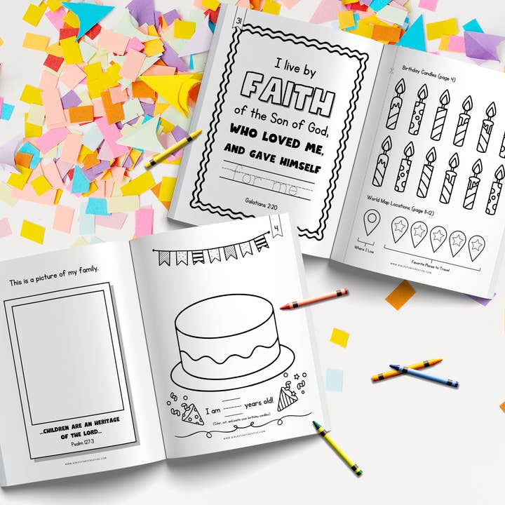 Scripture and Grace - Wholesale Coloring & Activity Book - Kids & Baby - God Made Me: A Children's Activity Book | Pink Cover2