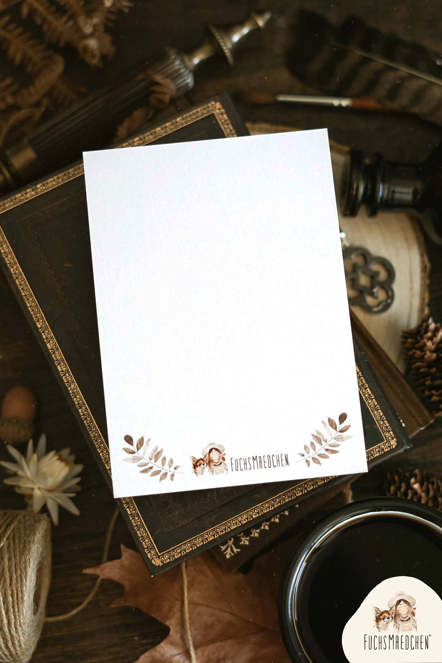 FuchsMaedchen - Wholesale Get Well Card - Greeting card book fox4