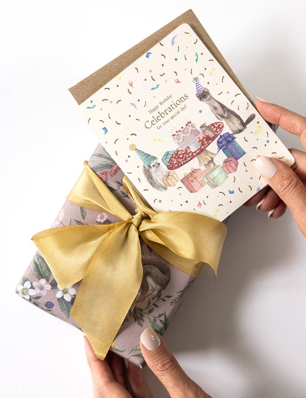 Bespoke Letterpress – postal de parabéns por atacado – Celebrações de Aniversário Feliz4