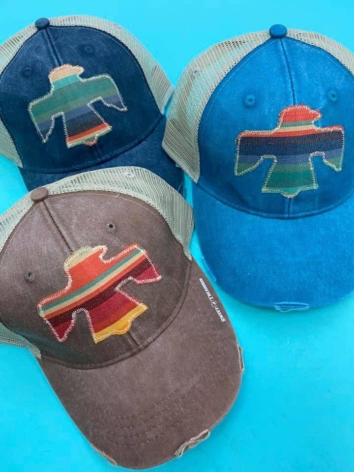 Rio Serape Trucker Hoeden voor wholesale door Sweet Texas Treasures